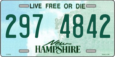 NH license plate 2974842