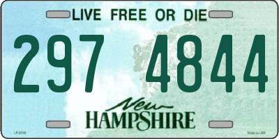 NH license plate 2974844