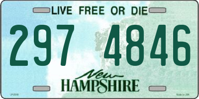 NH license plate 2974846