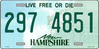 NH license plate 2974851