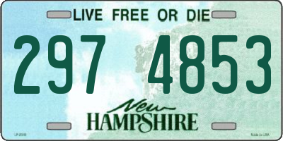 NH license plate 2974853
