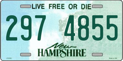 NH license plate 2974855