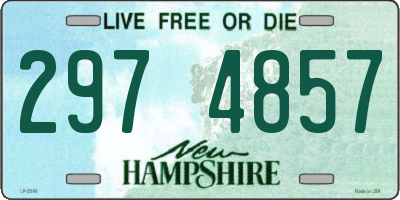 NH license plate 2974857