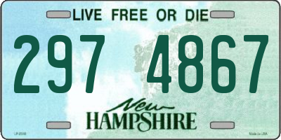 NH license plate 2974867