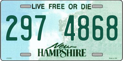 NH license plate 2974868