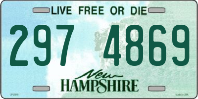 NH license plate 2974869