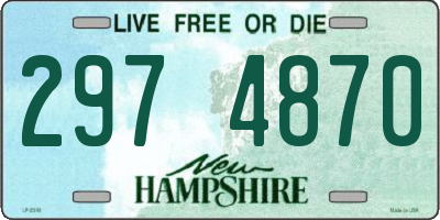 NH license plate 2974870