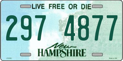 NH license plate 2974877