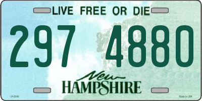 NH license plate 2974880