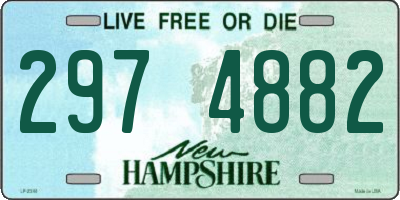 NH license plate 2974882