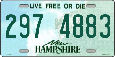 NH license plate 2974883