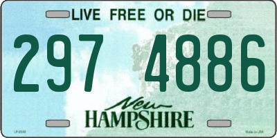 NH license plate 2974886