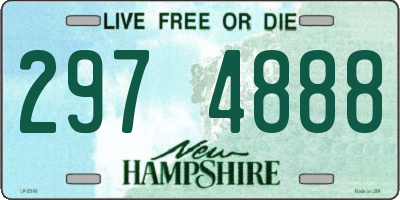 NH license plate 2974888
