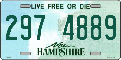 NH license plate 2974889