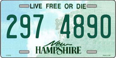 NH license plate 2974890