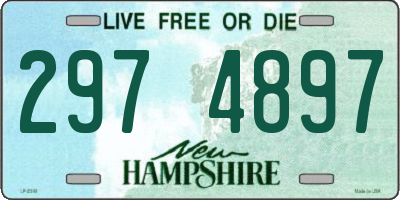 NH license plate 2974897