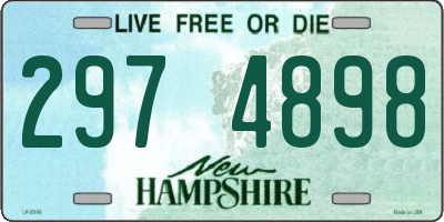 NH license plate 2974898