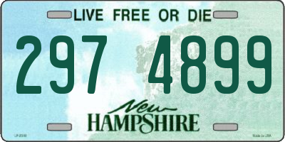 NH license plate 2974899