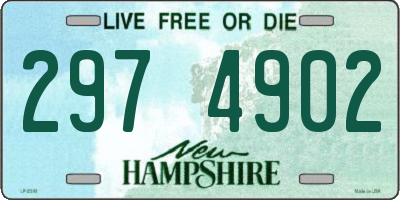 NH license plate 2974902
