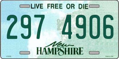 NH license plate 2974906