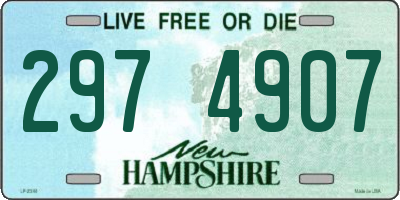 NH license plate 2974907