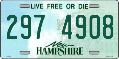 NH license plate 2974908