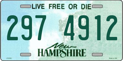 NH license plate 2974912