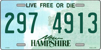NH license plate 2974913