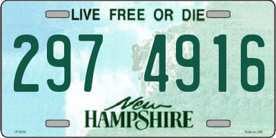 NH license plate 2974916