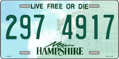 NH license plate 2974917