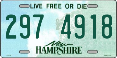 NH license plate 2974918