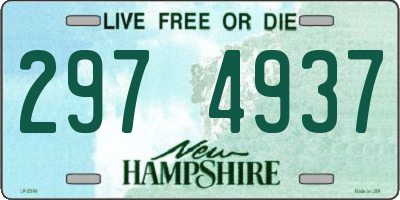 NH license plate 2974937