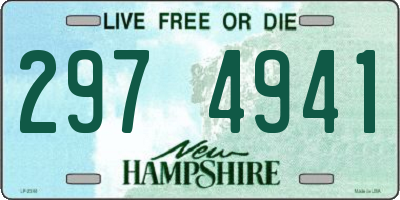 NH license plate 2974941