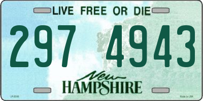 NH license plate 2974943