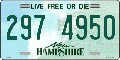 NH license plate 2974950