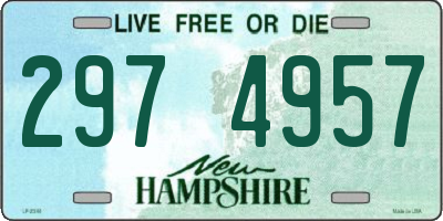 NH license plate 2974957