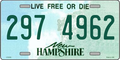 NH license plate 2974962