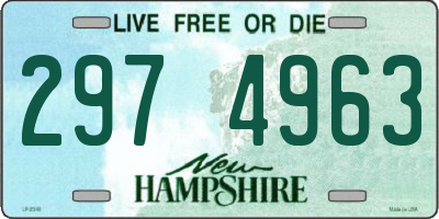 NH license plate 2974963