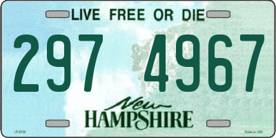 NH license plate 2974967