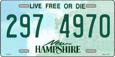 NH license plate 2974970