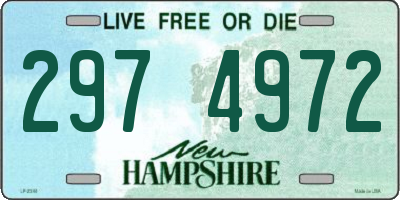 NH license plate 2974972