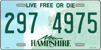 NH license plate 2974975