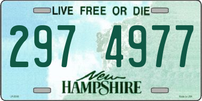 NH license plate 2974977