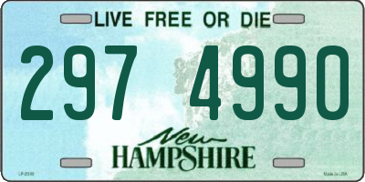 NH license plate 2974990