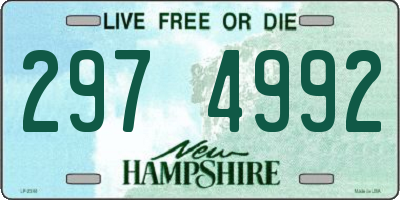 NH license plate 2974992