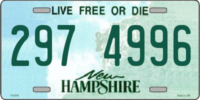 NH license plate 2974996