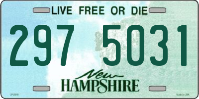 NH license plate 2975031
