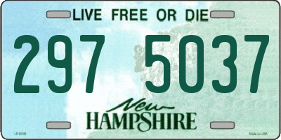 NH license plate 2975037