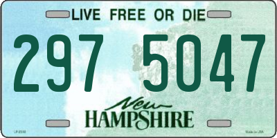 NH license plate 2975047