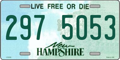 NH license plate 2975053